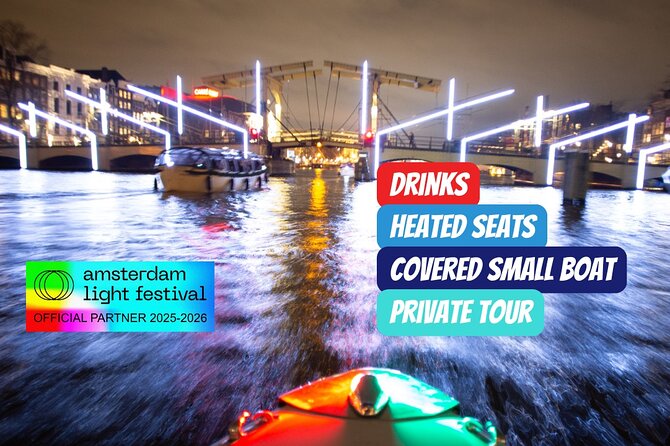 90-min Amsterdam Light Festival Tour - Key highlights you’ll feel right away
