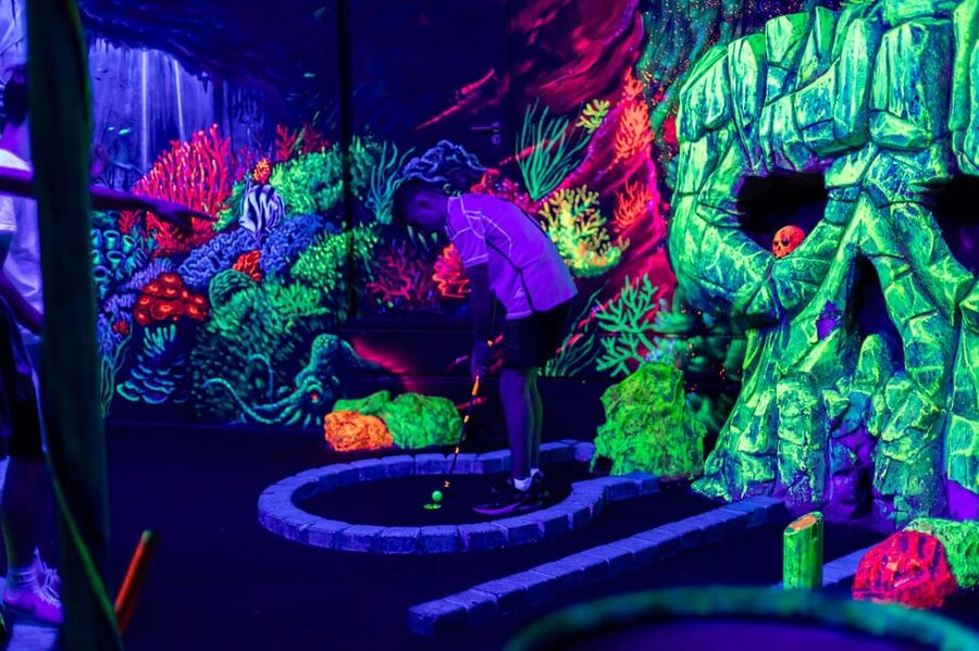 Aloha Amsterdam: 12-Hole Glow-in-the-Dark Mini-Golf - Aloha Amsterdam Is More Than Mini Golf