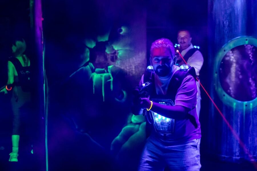 Aloha Amsterdam: Laser Tag Experience - 450 sqm underground-style battle space under a bridge