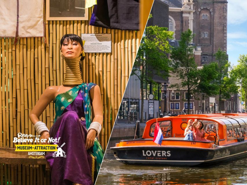 Amsterdam 1-Hour Canal Cruise and Ripley’s Believe it or Not - How the 1-hour cruise on a luxury glass-topped boat really works