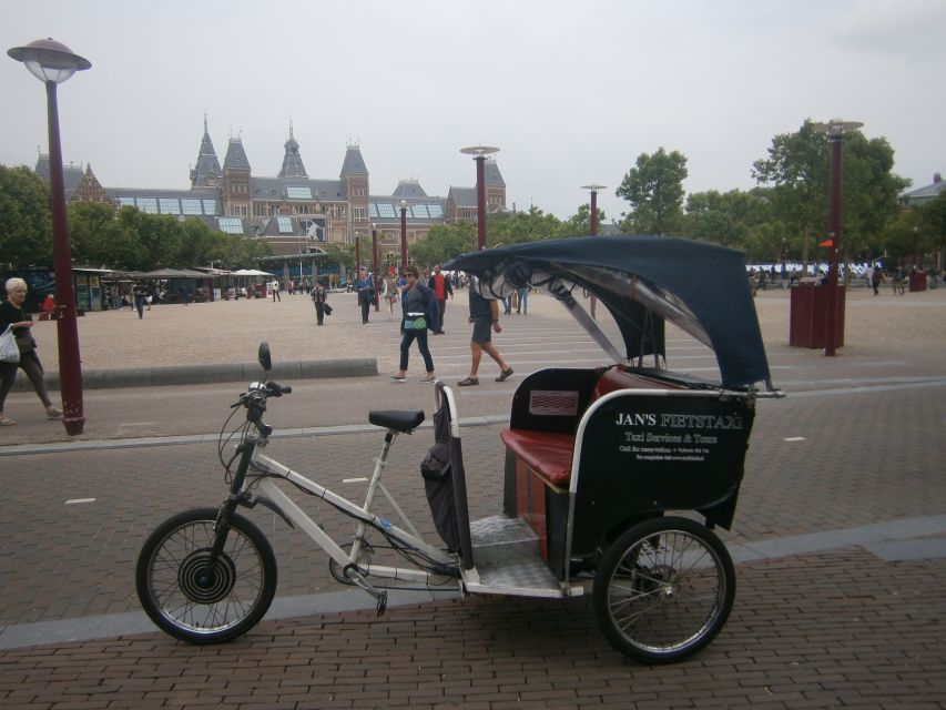 Amsterdam: 2-Hour Sightseeing Tour by Rickshaw - Seeing Begijnhof, Civic Guards Gallery, and the Holocaust Memorial on Foot