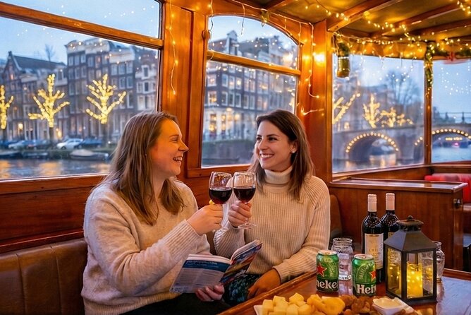 Amsterdam 90 minutes Canal Cruise with bar and snacks on board. - Electric boat comfort: quieter rides and better viewing