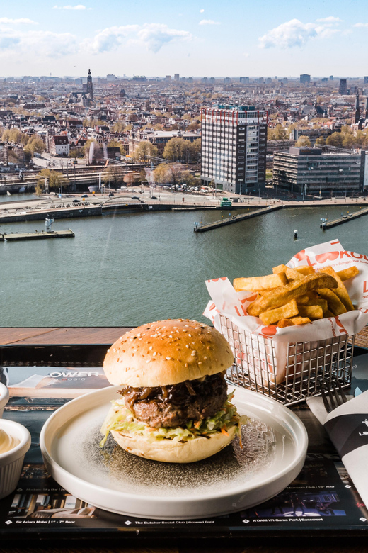 Amsterdam: A'DAM Lookout Entry Ticket with Burger - Getting there: A’DAM Tower, the ferry F3, and a quick walk