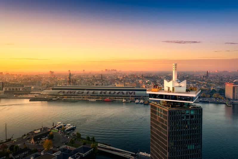 Amsterdam: A'DAM Lookout Entry Ticket with Burger - The view plan: canals, the port, and UNESCO sights above the IJ