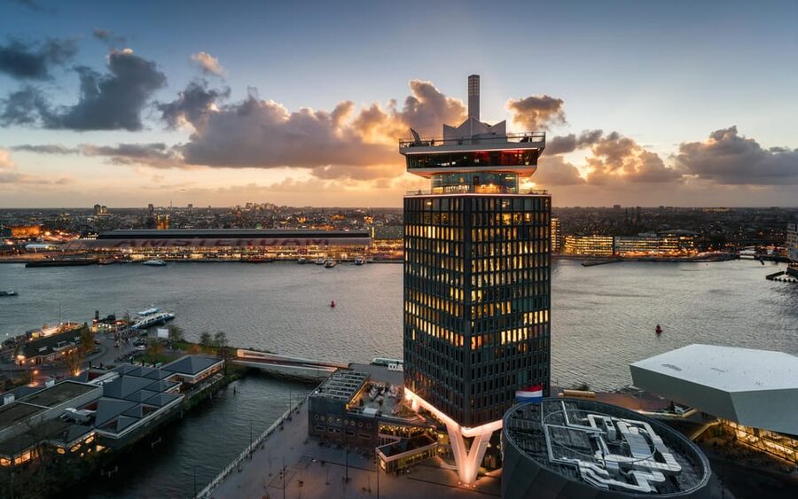 Amsterdam: A'DAM Lookout Ticket and Lunch or Dinner Voucher - A’DAM Tower views: what’s special about being on the north side