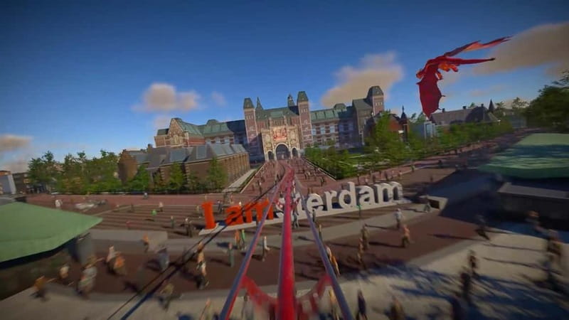 Amsterdam Adventure Ride - Amsterdam landmarks in VR: canals, Rijksmuseum, Vondelpark, and the IJ