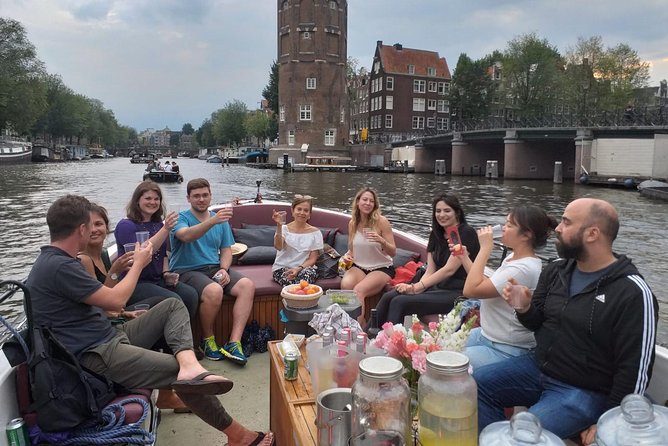 Amsterdam canal cruise in open boat – Guided tour - The route in plain English: the “three canals” loop