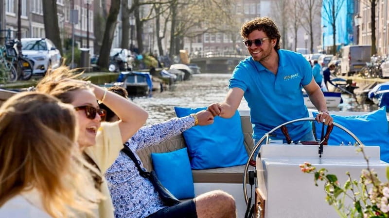 Amsterdam: Canal Cruise in Open Boat with Drink Option - The Guide Makes It: Funny, Fast, and Interactive