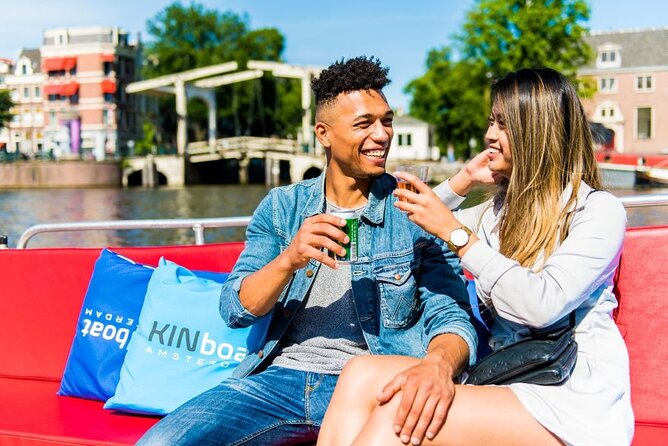 Amsterdam Canal Cruise in Open Boat with Unlimited Drinks Option - Cruising past the Hermitage Museum area