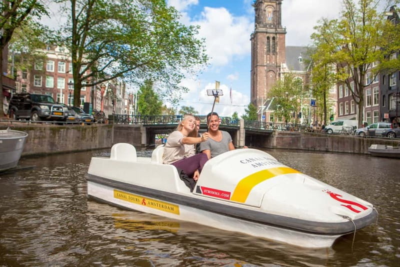 Amsterdam: Chart Your Own Canal Course by Pedal Boat - Landmarks you may glide past: Rijksmuseum, Anne Frank House, Golden Bend