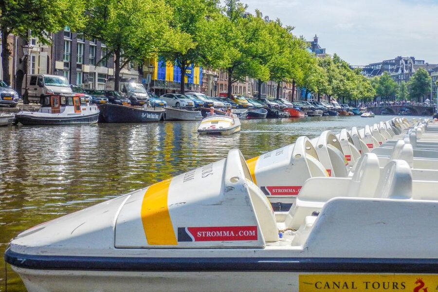 Amsterdam: Chart Your Own Canal Course by Pedal Boat - Your skipper’s job: local pointers without taking over