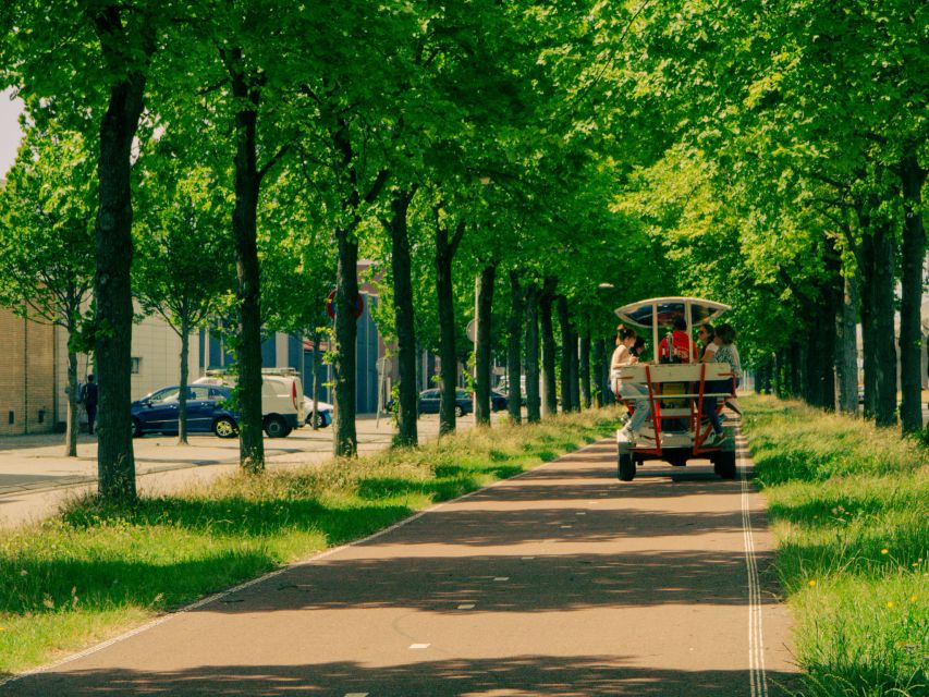 Amsterdam: Dutch Beer Bike Blast Tour with Onboard Bar - Who should book: best for groups, parties, and active fun