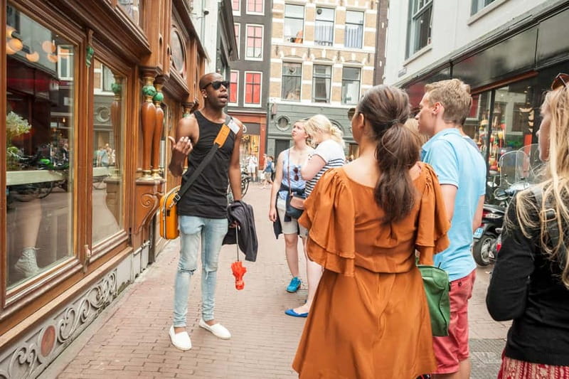 Amsterdam: Ganja Walking Tour - Flower Market pass-by: souvenirs without losing the plot