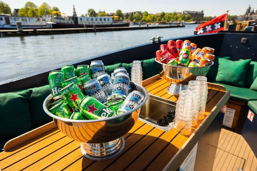 Amsterdam: Guided Open Boat Cruise Unlimited Drinks Option - Finding the Dock Near Amsterdam Centraal Without Losing Your Day