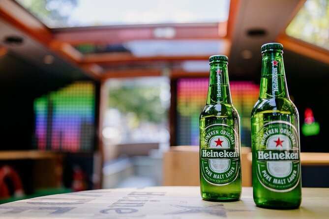 Amsterdam Heineken Cruise with 1 Heineken, Snacks, Live Guide - Where You Board: Stadhouderskade and the Dock Across From Heineken Experience