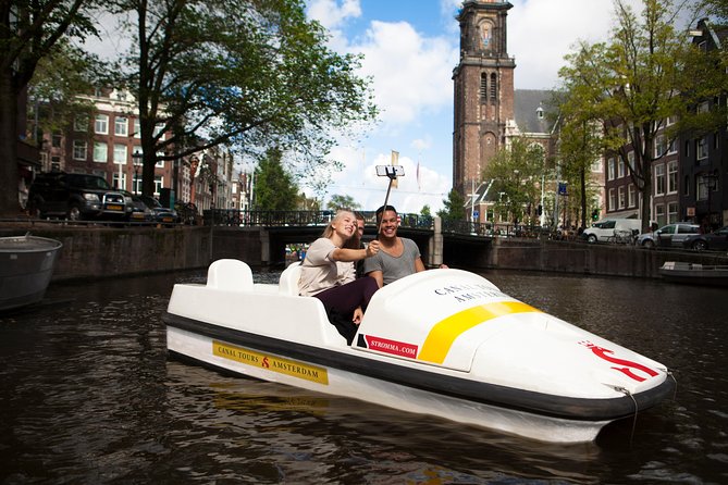 Amsterdam Independent Sightseeing by Pedal Boat - Key points before you go
