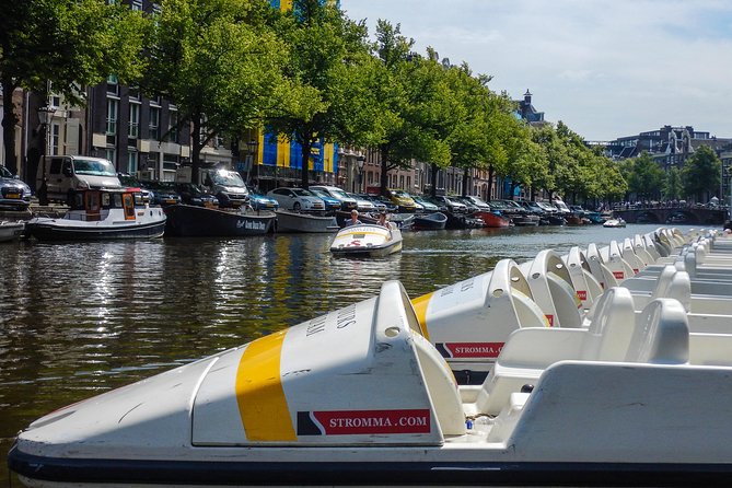 Amsterdam Independent Sightseeing by Pedal Boat - Check-in at the piers: what to expect on arrival