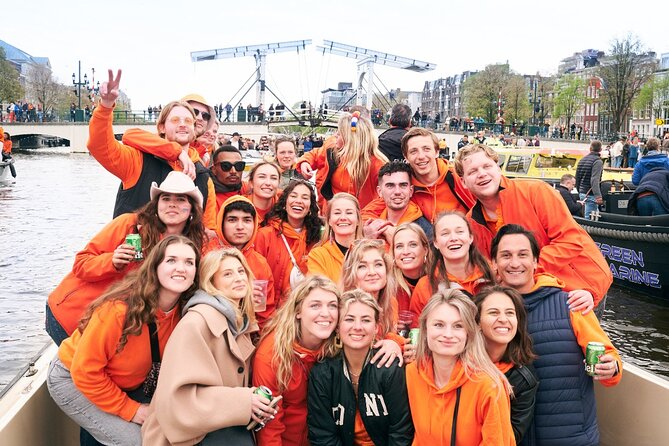 Amsterdam King’s Day Boat Party with Unlimited Drinks 2026 - King’s Day from the water: what makes this cruise special