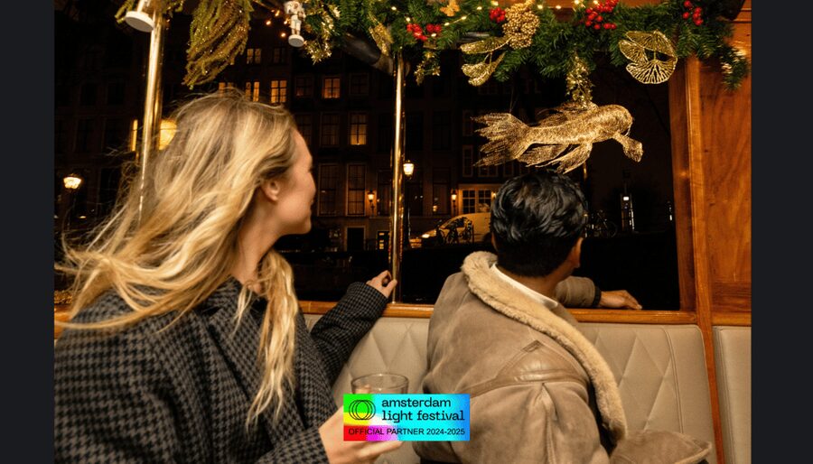 Amsterdam: Light Festival Heated Cruise w/ Drinks & Snacks - Price and Value at About $31 for a Light Festival Night