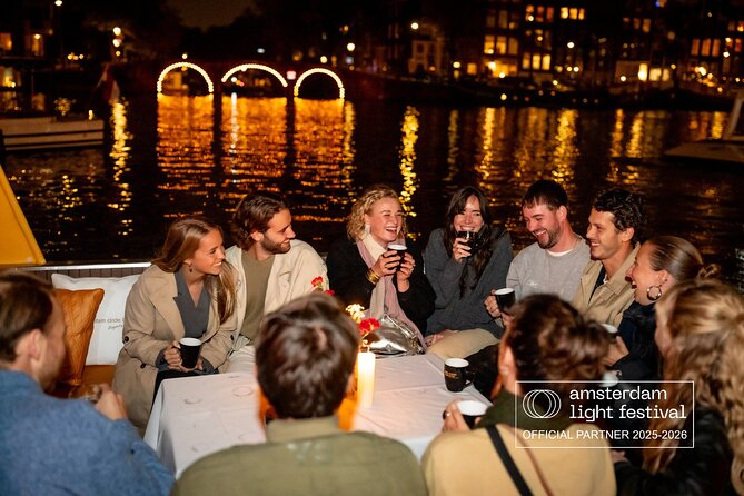 Amsterdam Light Festival Tour in German | Including Drinks - Unlimited Drinks and Real Comfort (Not Just a Marketing Line)