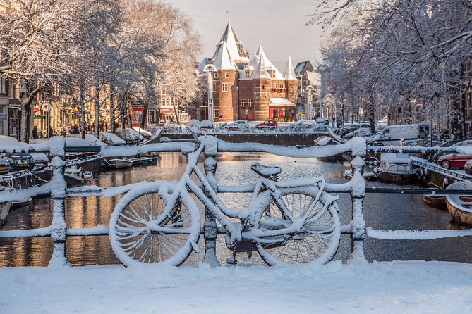 Amsterdam Light Festival Winter Walk with Stroopwafel Workshop - Royal Palace and Munttoren: City-Center Icons in Winter