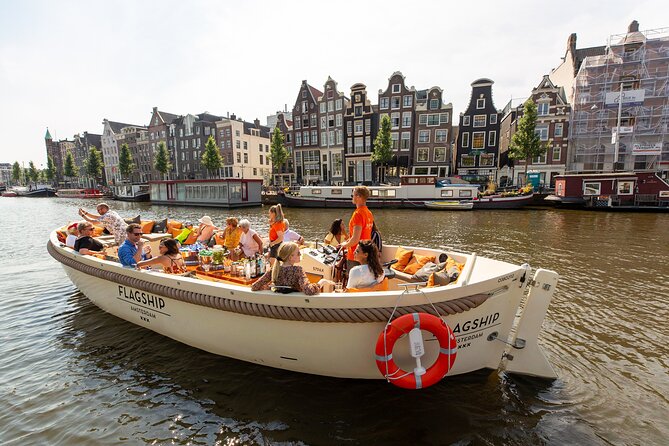 Amsterdam Luxury Canal Cruise + Unlimited Drinks & Bites option - Amstel moments and the “Skinnier” bridge