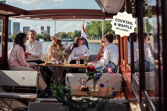 Amsterdam: Luxury Saloon Boat Cruise with Cocktails & Waffle - Key things that make this cruise worth your time