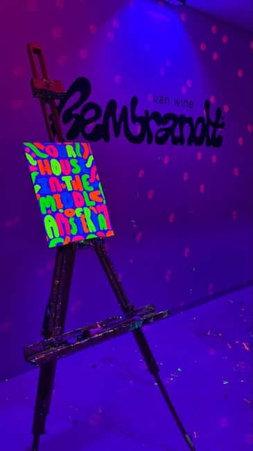 Amsterdam: Paint and Sip in the Dark at Rembrandt van Wine - Key Highlights That Matter