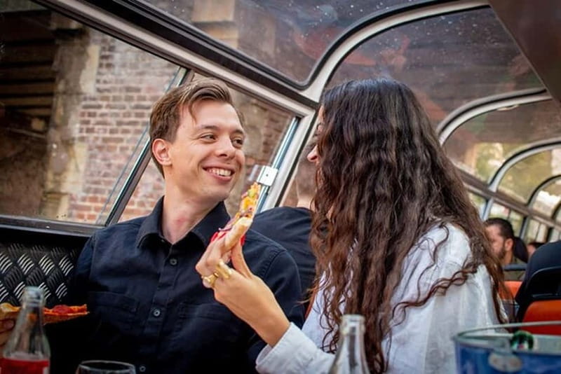 Amsterdam: Pizza Cruise with New York Pizza & Drinks - The Route Highlights: Brouwersgracht, Keizersgracht, and Magere Brug
