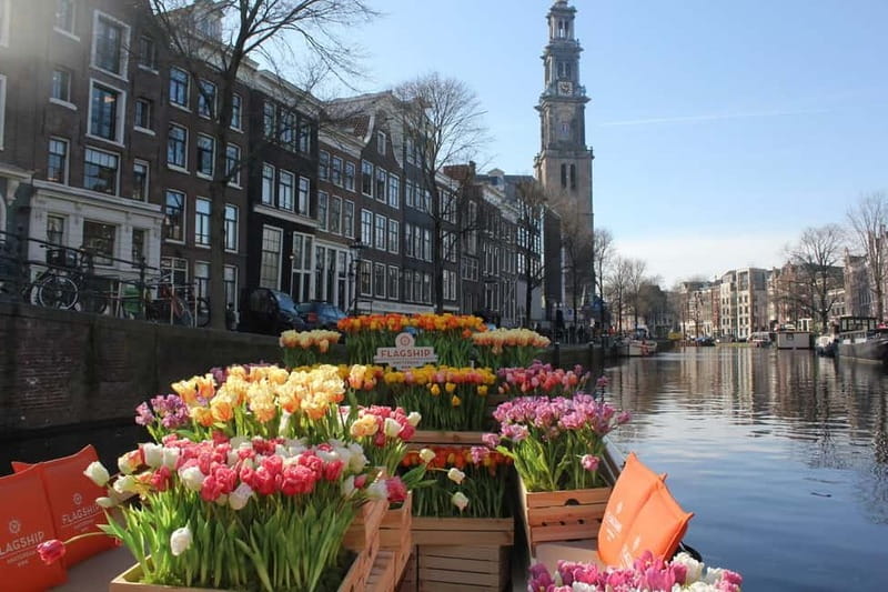Amsterdam: Premium Tulip Boat Canal Tour - Anne Frank House and Amstel River views: what you’ll frame for your camera
