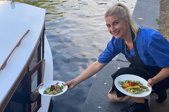 Amsterdam Private Dinner Cruise incl Drinks & 2-course Dinner 2hr - The boat experience: clean classic vessel, friendly captains, and a smooth pacing