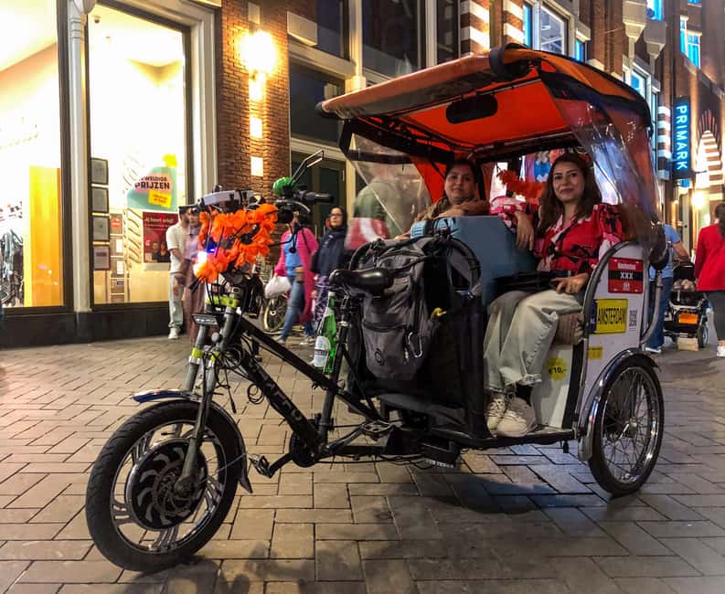Amsterdam: Private Guided Pedicab & Rickshaw Highlights Tour - Red Light District Viewing: Seeing It Without the Chaos
