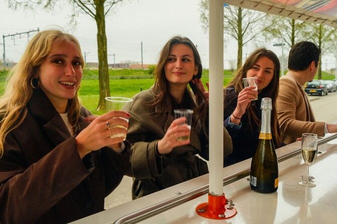 Amsterdam Private Prosecco Bike with Music Sound System - The main ride: pedaling through Sloterdijk with a driver-guide
