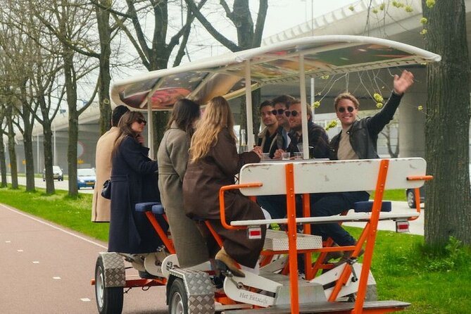 Amsterdam Private Prosecco Bike with Music Sound System - Price and value for a private group up to 6