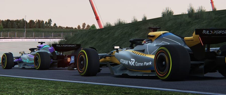 Amsterdam: Racing Experience at A'DAM VR Game Park (no VR) - Racing With Up to 14 Players: The Social Part Works