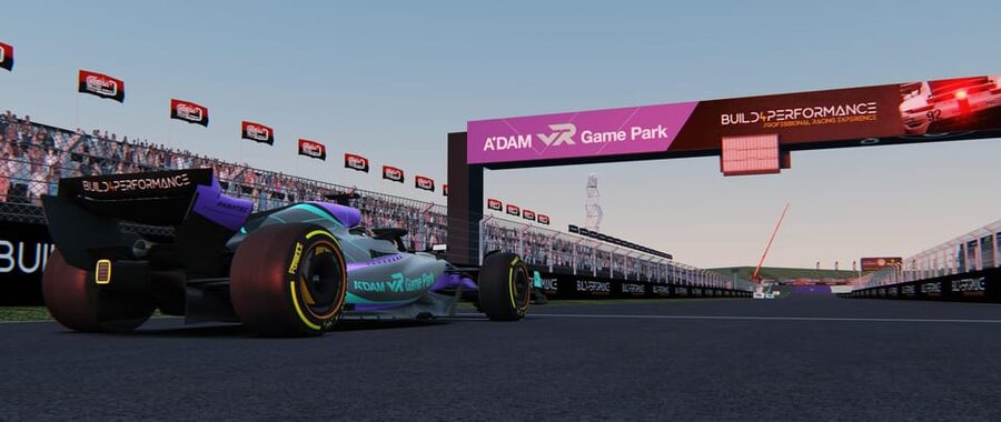 Amsterdam: Racing Experience at A'DAM VR Game Park (no VR) - Your Drink and the Real-Life Timing Reality