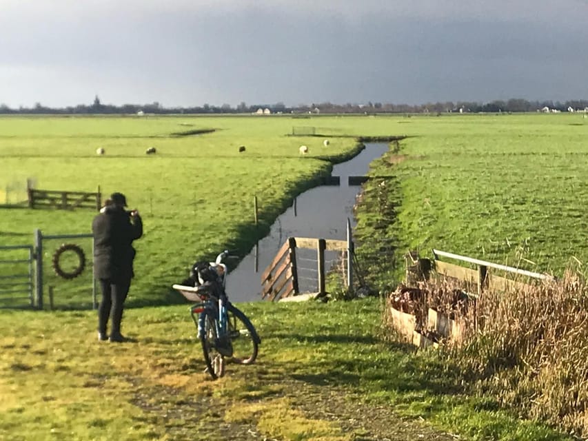 Amsterdam: Rainbow Rural Bike Tour With Local Gay Guide - The Abandoned Harbor: Murals, Texture, and Creative Energy