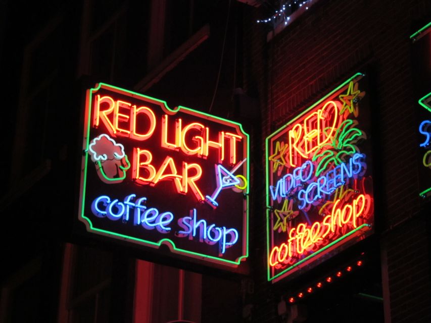 Amsterdam: Red Light District Exclusive Night Tour - Condomerie and the retail-side jokes (that still teach you something)