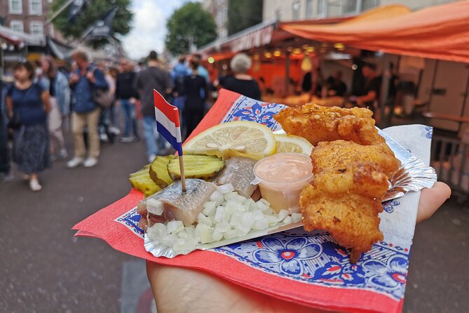 Amsterdam Self-Guided Food Tour in De Pijp Neighbourhood - What you’ll actually eat: croquettes, Surinamese pom, and more