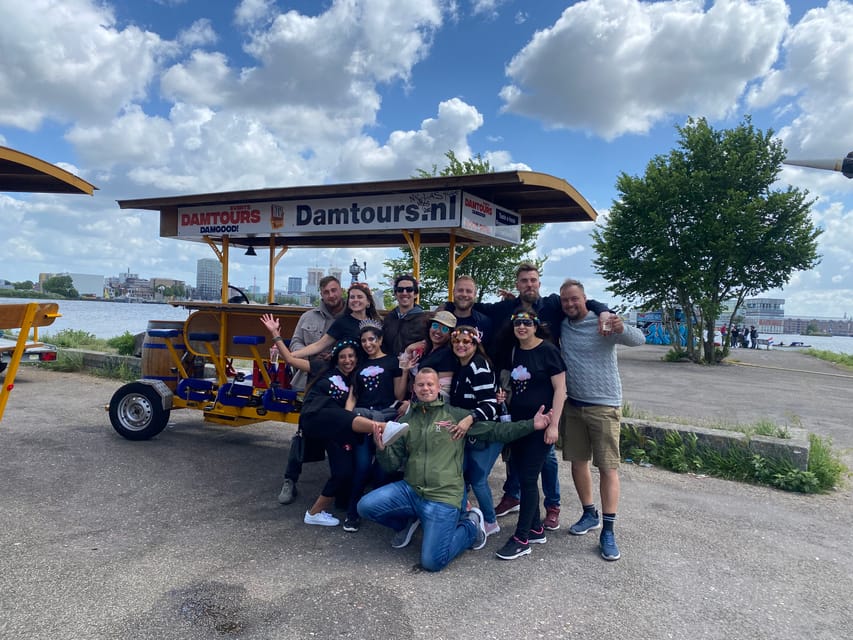 Amsterdam: Shared Party Bike Tour with Beer - A Beer Bike Party With a Sober Captain (BOB)