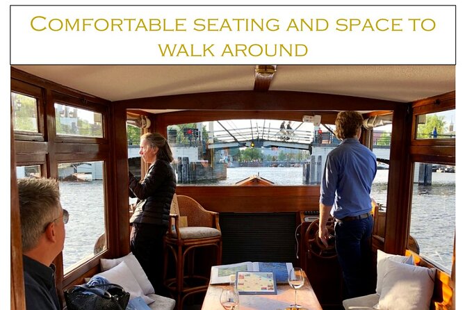Amsterdam small-group canal cruise in 1920s saloon boat - Drinks, pace, and how to enjoy it like a pro