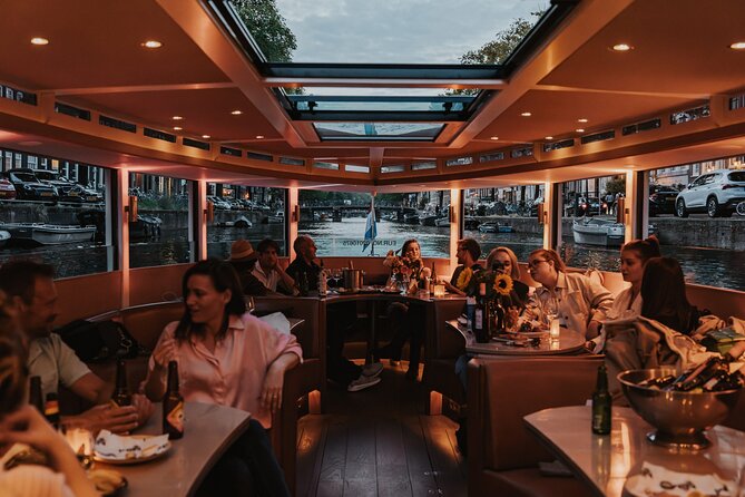 Amsterdam Small-Group Evening Canal Cruise Including Wine, Craft Beer, Cheese - The boat comfort you actually feel during 90 minutes