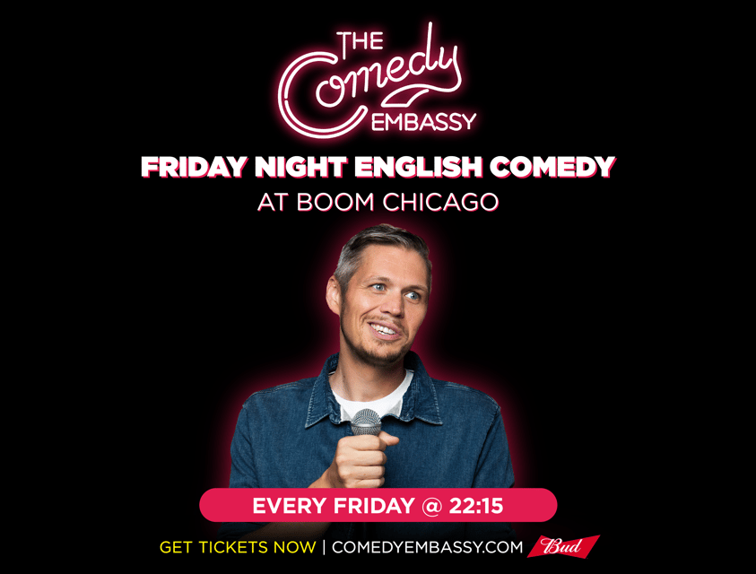 Amsterdam: The Comedy Embassy Stand-Up Show - Boom Chicago Upstairs Theater: where to go and what to expect