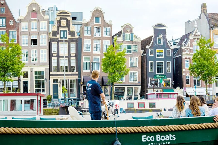 Amsterdam: The Newest Canal Cruise with Drink Option - Comfort, sound, and weather: open boat vs covered sections