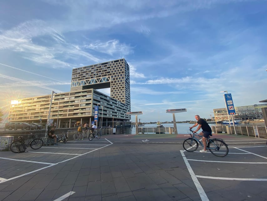 Amsterdam: Urban Bike Tour, Graffiti Art & Magnet Fishing - NDSM: industrial cranes, street art, and a graffiti workshop
