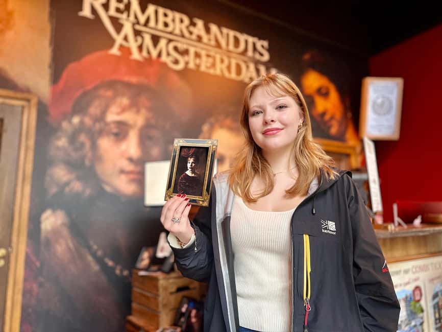 Amsterdam: Van Gogh or Rembrandt AI Portrait Photo Souvenir - Getting your print and frame: the souvenir part you’ll appreciate later