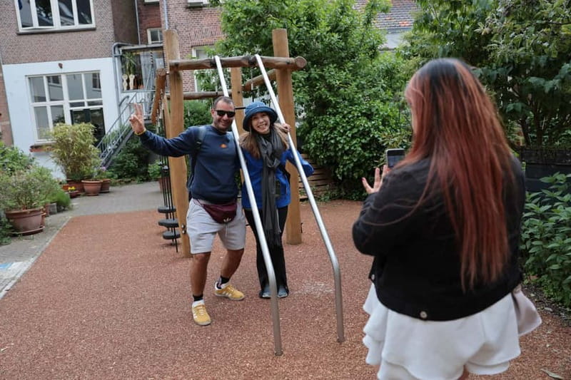 Amsterdam Walking Tour:Anne Frank, History & Liberal Culture - VR coffee break: Secret Annex from your living-room chair