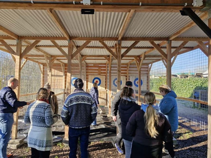 Axe Throwing in Amsterdam: Unleash Your Inner Warrior - The Outdoor Amsterdam West Setting (and Why It’s a Win)
