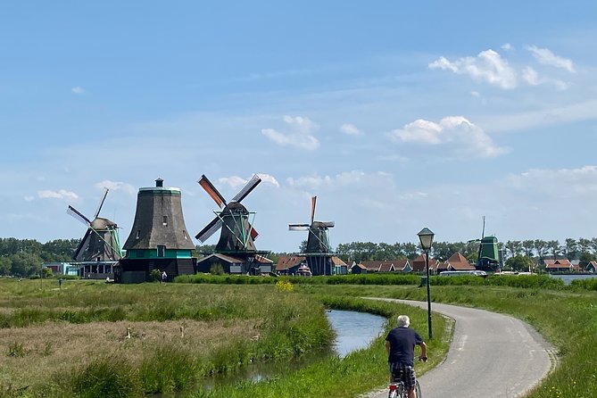 Escape Amsterdam: E-Bike to Zaanse Schans Windmills & Zaandam - Landsmeer farm paths and Het Twiske: calm breaks between big sights