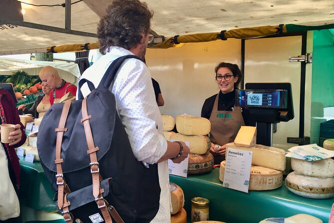 Exclusive Cheese Walk & Dutch Wine Discovery - Spui Book Market intro: where the walk begins